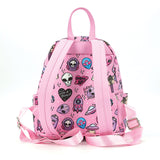 Alien Collage Mini Backpack in Vinyl