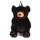 Black Bear Panda Plush Backpack