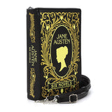 Jane Austen Novels Book Clutch Bag
