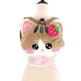 STRAWBERRY KITTY FACE BACKPACK IN POLYESTER