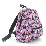 Halloween Black Cat Mini Backpack in Polyester