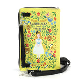 Goldilock and The Three Bears Book Clutch Bag in Vinyl