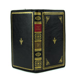 Vintage Book Wallet in Vinyl open front view