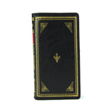Vintage Book Wallet in Vinyl closed front view