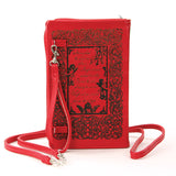 Book of Spells for Love Book Clutch Bag; back view