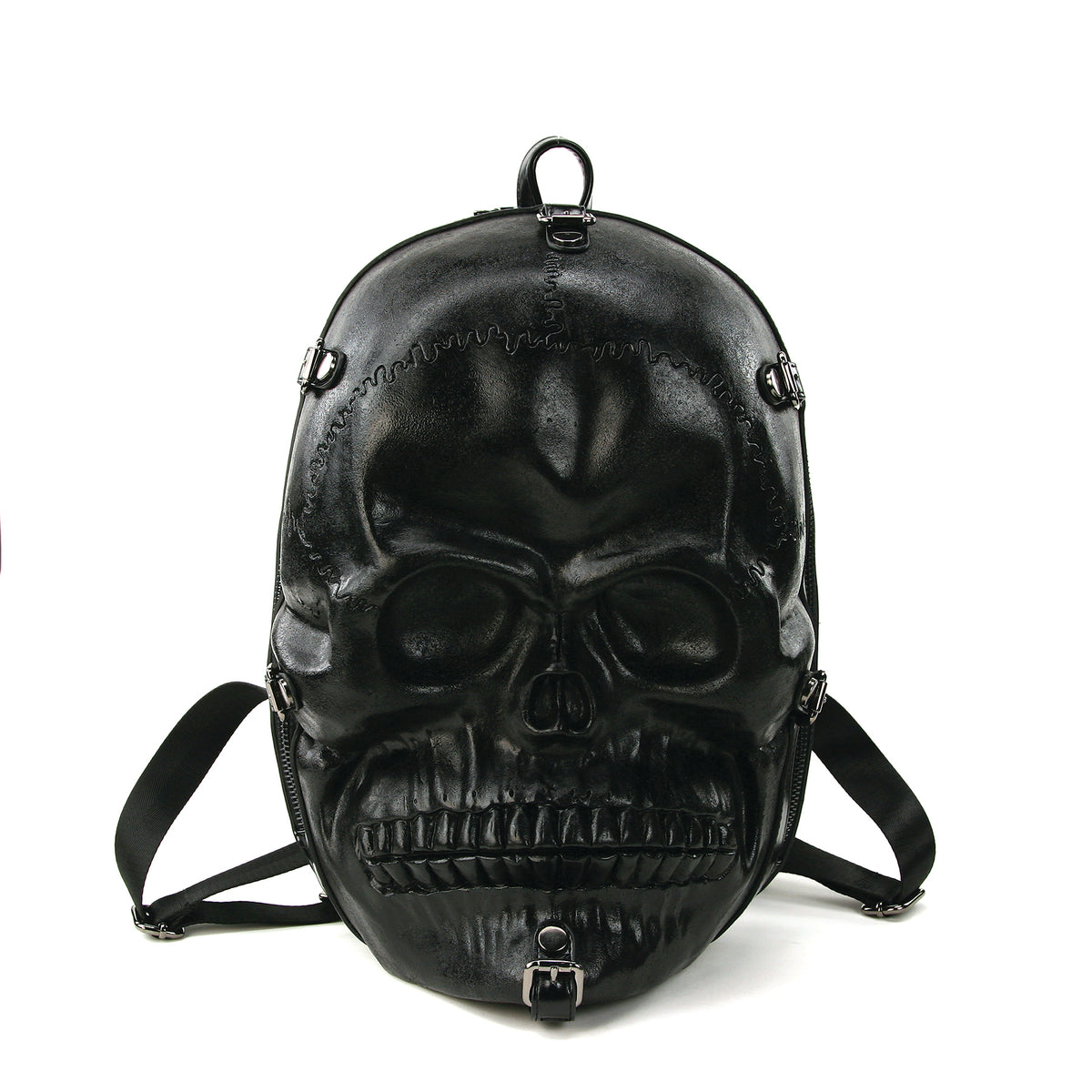 Scary Full Skull Backpack in Vinyl Material