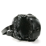 Scary Full Skull Backpack in Vinyl Material interior view