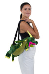 Sleepyville Critters - Dragon Mini Backpack, shoulder bag style on model