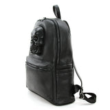 Protruded Skull Backpack In Vinyl, side view