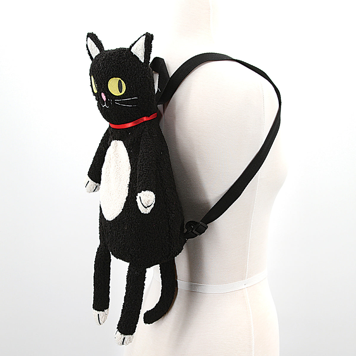 Chic Black Cat Backpack Tuxedo Cat Backpack – Cute Bag for Cat Fans Daily Companion  main image 3