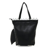 Fierce Killer Whale Vinyl Tote Bag back view