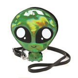 Sleepyville Critters - Baby Alien Shoulder Crossbody Bag in Vinyl Material