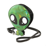 Sleepyville Critters - Baby Alien Shoulder Crossbody Bag in Vinyl Material
