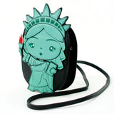 Statue of Liberty Cross Body Bag in Vinyl side view