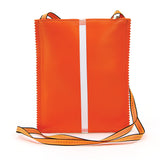 Cheese Crunch Crossbody Bag in Vinyl back view