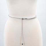 Double Metal Chain Belt; lock view