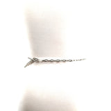 Metal Flower Chain Belt; back view