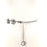 Metal Cupid Chain Belt; belt lock view