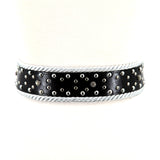 Studded Vinyl Belt; back view