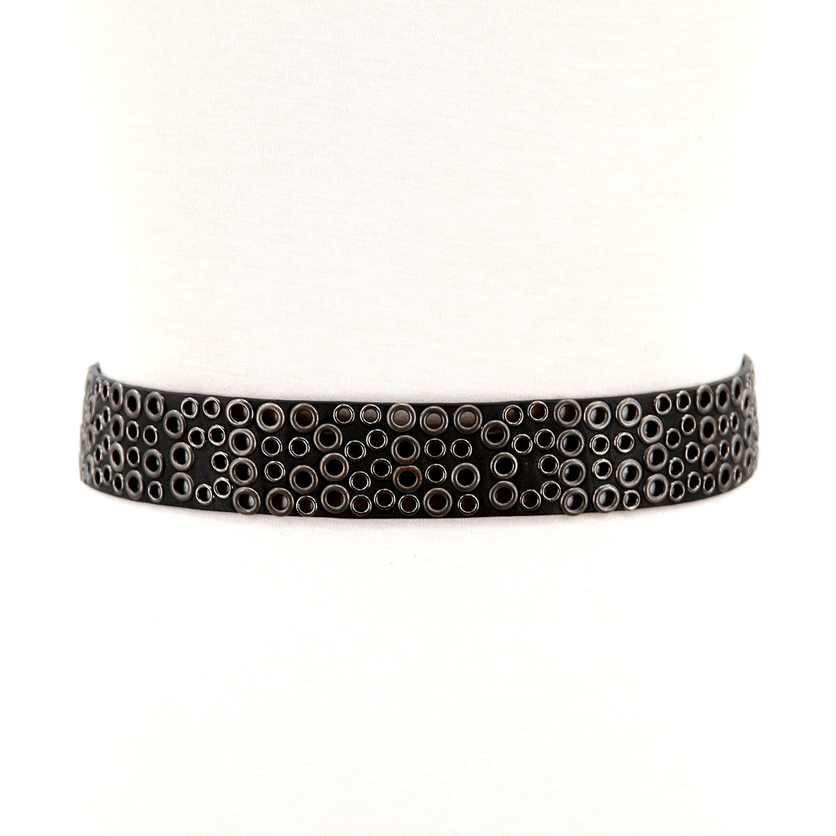Vinyl Belt with Small Metal Holes – www.comecoinc.com