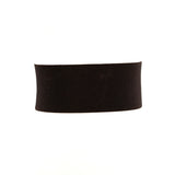 Wide Stretchable Belt in brown; back view