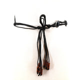 Nylon Strings Belt with Rhinestone; back view