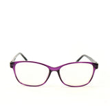 Blue Light Blocking Glasses, purple color, front view