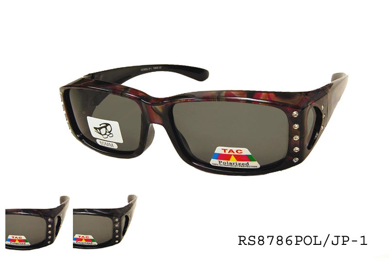 RS8786POL/JP-1 Fit Over Sunglasses, front view