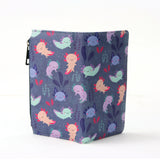 Sleepyville Critters - Axolotl Wallet in Vinyl Material frontal view