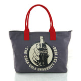 grey coca cola tote bag