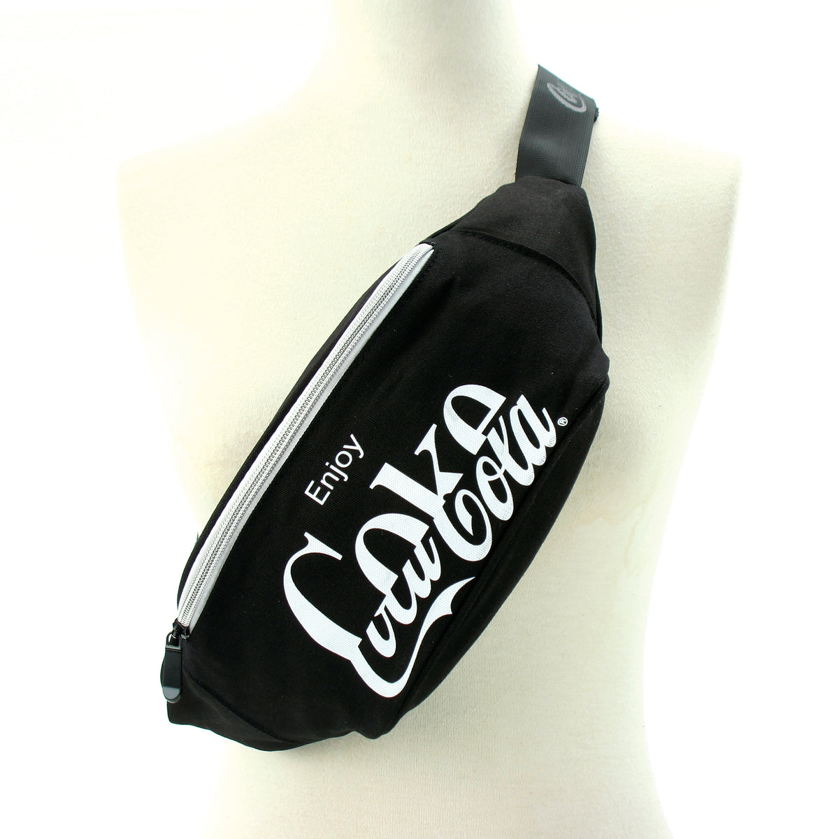 Officially Licensed Coca Cola CS Script Fanny Pack in Nylon Material