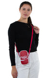 Officially Licensed Coca-Cola Hero Cross Body Bag, crossbody style on model