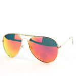 Sunglasses Made with Swarovski Elements, orange color, front view
