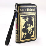 Alice In Wonderland Wallet In Vinyl, front side view