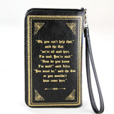 Alice In Wonderland Wallet In Vinyl, back view