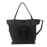 Large Skull Tote in Vinyl