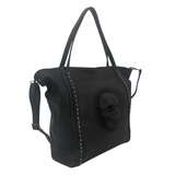 Large Skull Tote in Vinyl