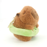 4 pcs Capybara in Tube Bag Charm/ Key Charm in Polyester