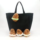 4 pcs Capybara in Tube Bag Charm/ Key Charm in Polyester