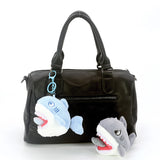 4 pcs adorable plushy shark bag charms/ key chains/ key charms