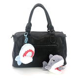 4 pcs adorable plushy shark bag charms/ key chains/ key charms
