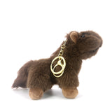 4 pcs Wild Horse Bag Charm / Key Charm in Polyester