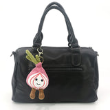 4 pcs adorable plushy veggie bag charms/ key chains/ key charms
