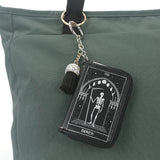 ORACLE BOOK BAG CHARM/COIN PURSE IN VINYL