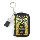 PRIDE AND PREJUDICE BOOK BAG CHARM/COIN PURSE IN VINYL