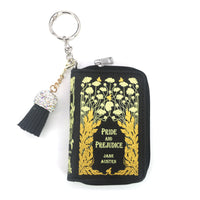 PRIDE AND PREJUDICE BOOK BAG CHARM/COIN PURSE IN VINYL