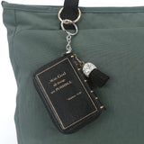 HOLY BIBLE BOOK BAG CHARM/COIN PURSE IN VINYL