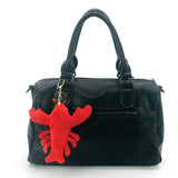 4 pc plush red lobster key charms/key chains/ key rings