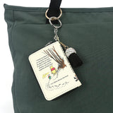 WINNIE THE POOH BOOK BAG CHARM/COIN PURSE IN VINYL