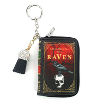 RAVEN BOOK BAG CHARM/COIN PURSE IN VINYL